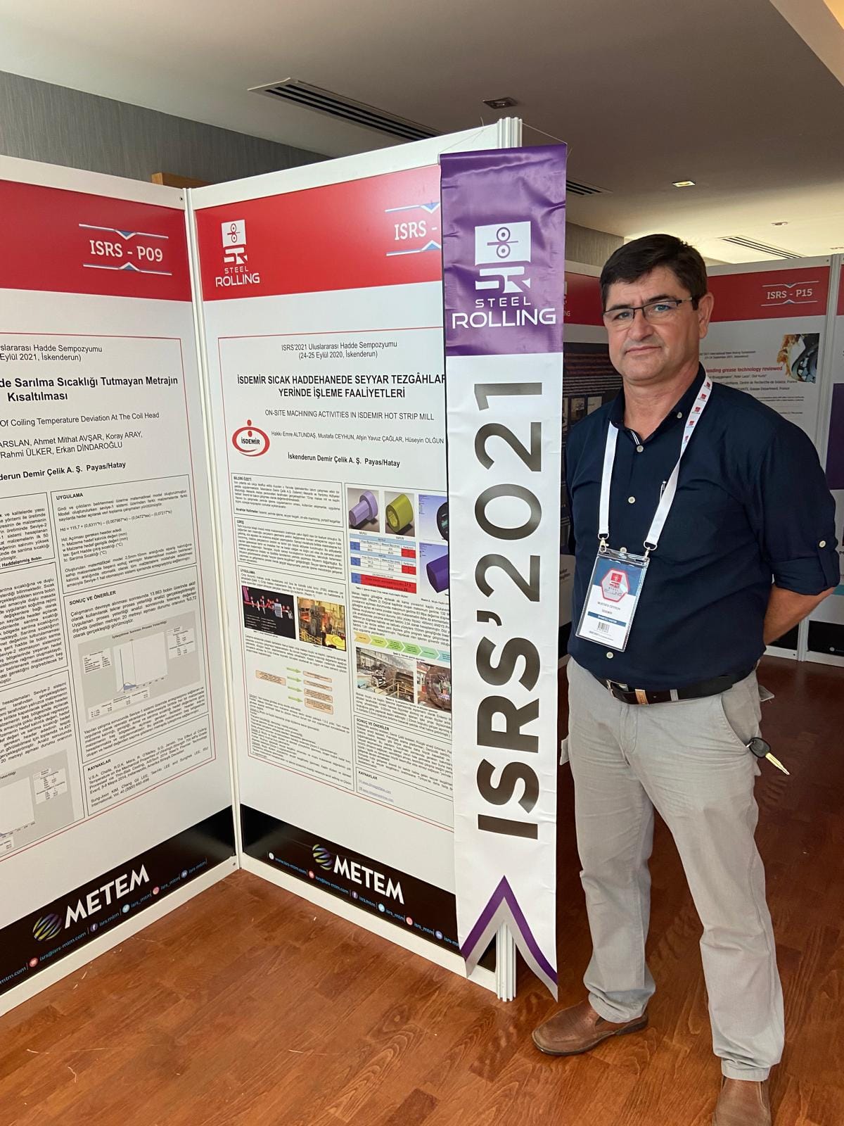 ISRS 2021 - Uluslararası Hadde Sempozyumu - İSDEMİR Sıcak Haddehanede Seyyar Tezgahlarla Yerinde İşleme Faaliyetleri